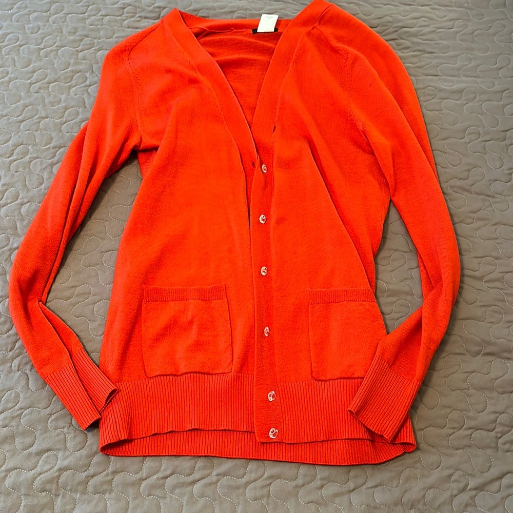 J crew cardigan sweater